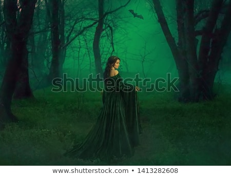 Foto stock: Pretty Young Woman With A Bat