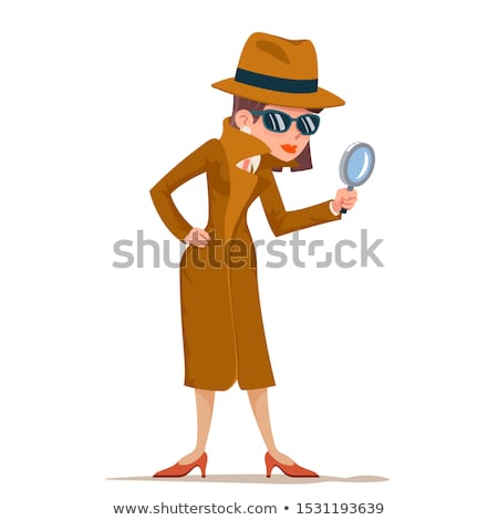 Foto stock: Female Detective