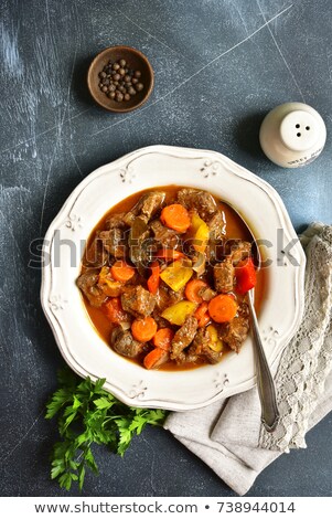 Foto stock: French Gastronomy Beef And Carrot