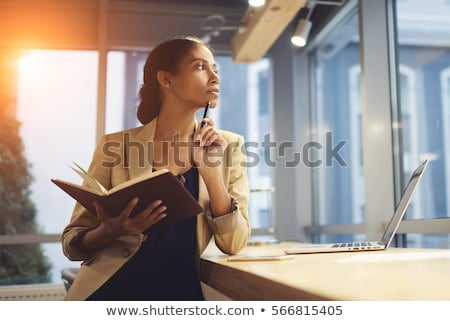 Stock foto: Businesswoman Thinking