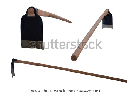 Foto stock: Garden Hoe Isolated On White Background