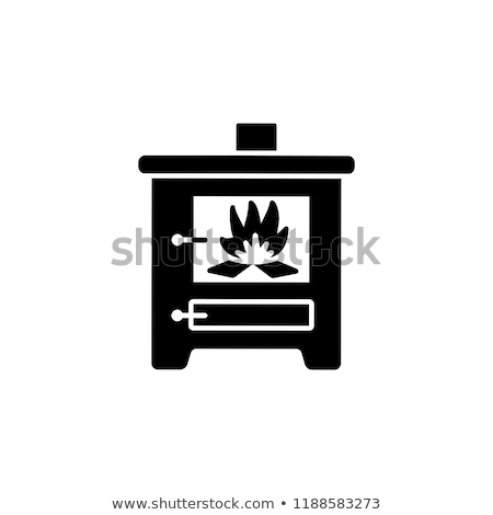 Foto stock: Wood Stove - Icon