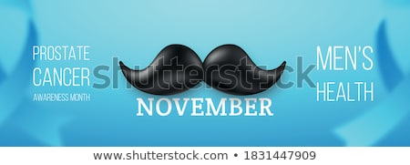 Stok fotoğraf: Icon For Mustache Season November