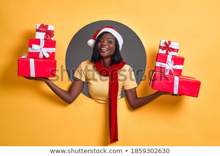 [[stock_photo]]: African Girl On Round Background