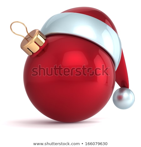 ストックフォト: Christmas Ball Ball Emoticons