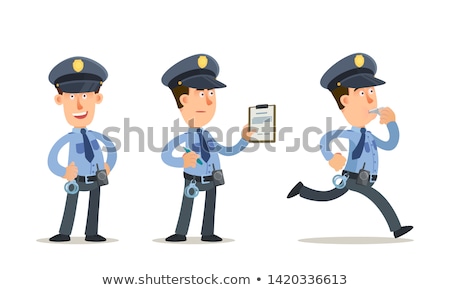 Foto stock: A Young Traffic Guard