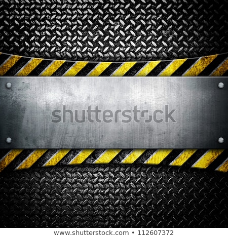 Foto stock: Yellow Metal Diamond Plate