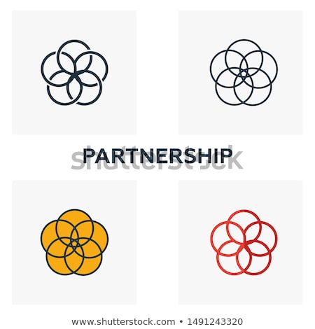 Stock photo: Trusted Link Yellow Vector Icon Design