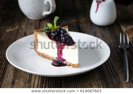 Stok fotoğraf: Blueberry Cheesecake
