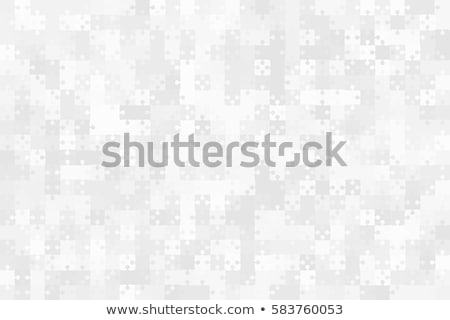 Stok fotoğraf: Abstract Vector Puzzle Solution Background