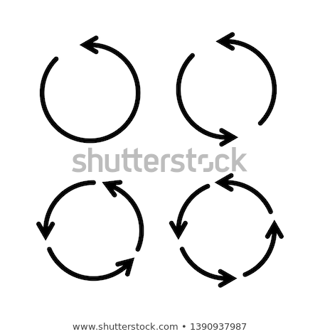 Stok fotoğraf: Set Of Arrow Circles