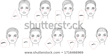 Stock fotó: Types And Forms Of Eyebrows