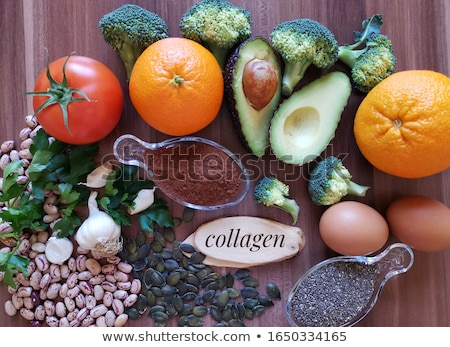 Foto stock: Food Rich In Collagen Healthy Products