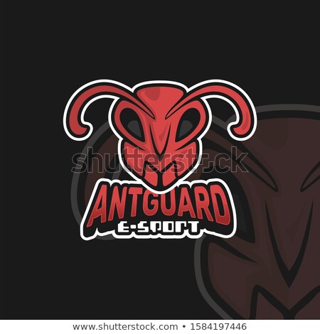 ストックフォト: Agressive Red Ant Guard
