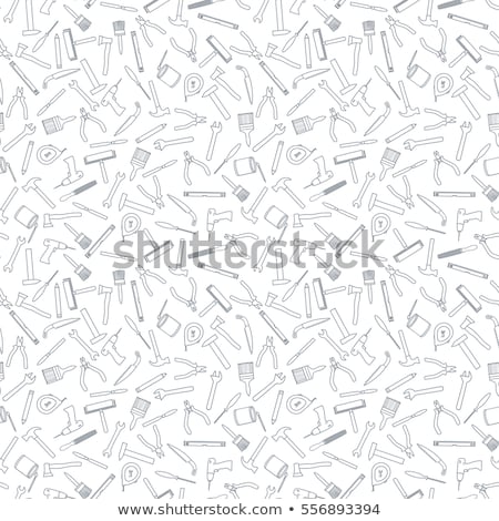 Stock fotó: Seamless Tools Background Texture