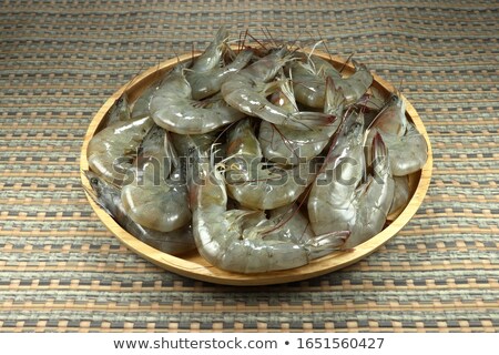 Foto stock: Fresh Shrimps For Sale