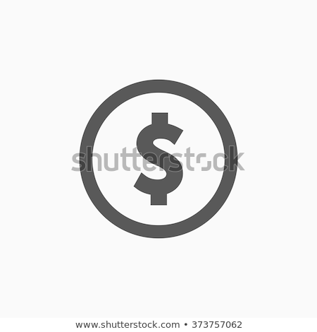 Stock fotó: Dollar Sign Vector Icon Design