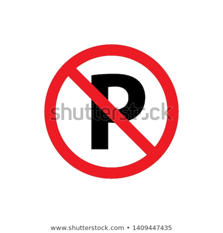 Foto stock: No Parking Vector Icon Design