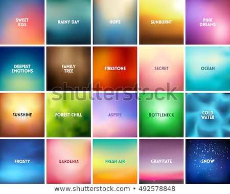 Stok fotoğraf: Blurred Abstract Backgrounds Set Smooth Template Design For Creative Decor Covers Banners And Webs