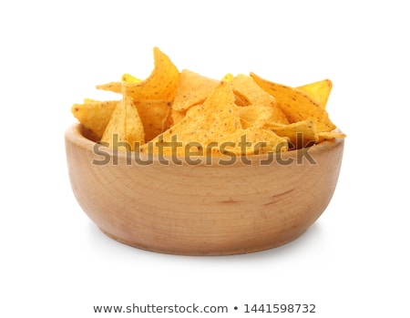 Foto stock: The Nachos Chips In Bowl