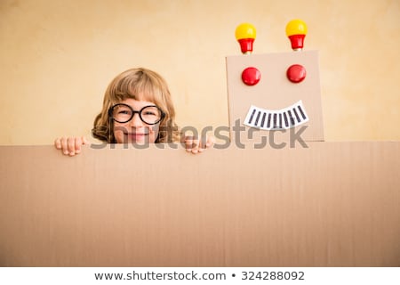 Stock photo: Toy Mechanic Robot