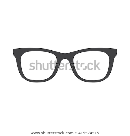 Stockfoto: Glasses Icon On Gray Background