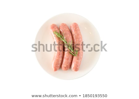 Сток-фото: Raw Sausages