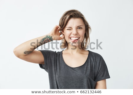 Stock fotó: Girl With Tattoo