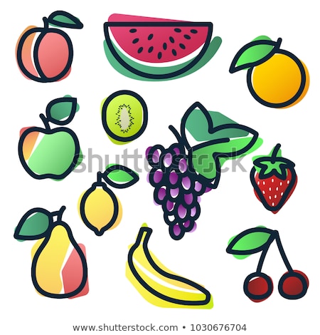 Stock photo: Banana Sketch Icon
