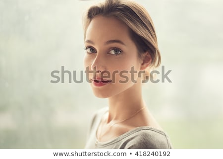 Foto stock: Beauty Portrait Of Blonde Natural Woman