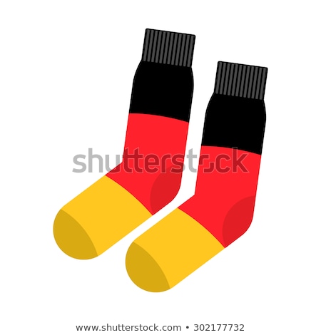 Stockfoto: Patriot Socks Germany Clothing Accessory German Flag Vector Il