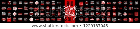 Сток-фото: Black Friday Offers And Sales Banners Gifts Set