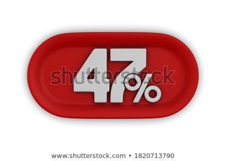 [[stock_photo]]: Fourty Seven Percent On White Background Isolated 3d Illustrati