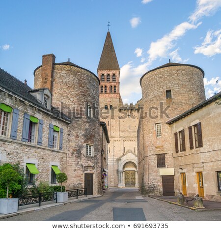 Foto stock: Saint Philibert Abbey Church Tournus France