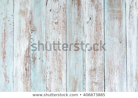 Foto stock: Weathered White Wood With Paint Frame