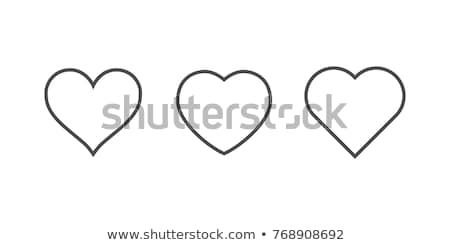 Stok fotoğraf: Heart Icon Set