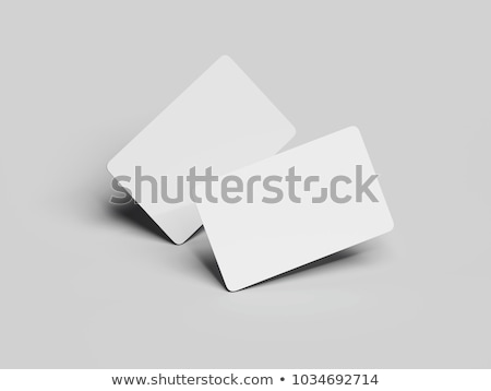 Stock fotó: Business Cards With Rounded Corners