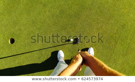 Stock photo: Putting Aim