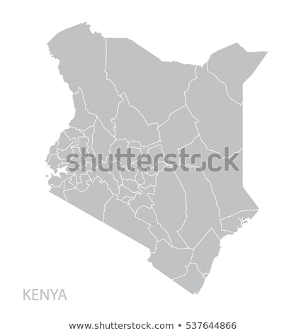 Stock foto: Map Of Kenya