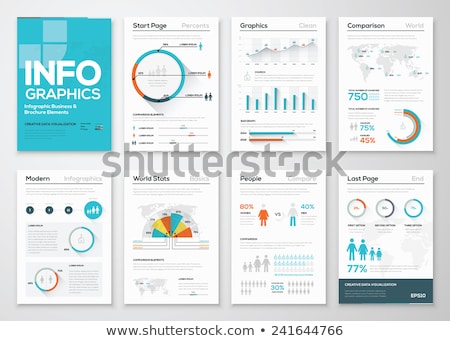 Set Of Vector Flat Design Infographic Charts And Graphs Stockfoto © MPFphotography
