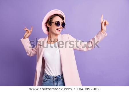 Stock photo: Beautiful Woman Dj