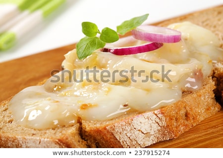 ストックフォト: Bread With Duck Fat Spread