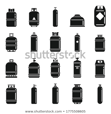 Foto stock: Gas Cylinder Icon