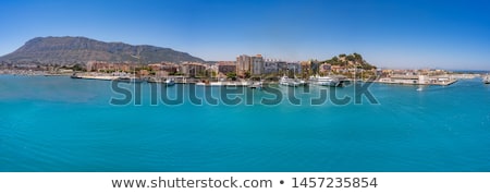 Stockfoto: Denia Skyline Panoramic In Alicante Spain