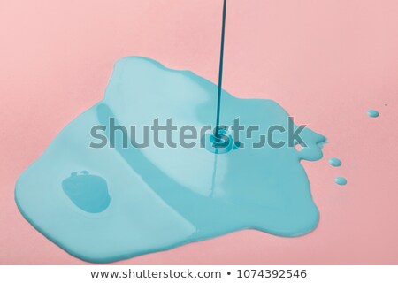 Stock fotó: Artistic Color Container Pouring Paint Paper