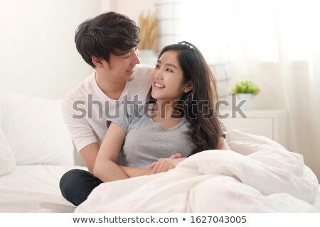 Stock photo: Couple Cuddling Each Other