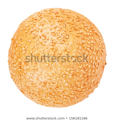 Stockfoto: Bun Topped With Sesame Seeds