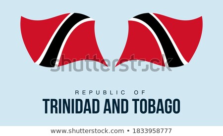 ストックフォト: Button As A Symbol Republic Of Trinidad And Tobago