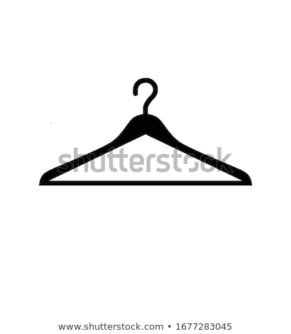 Stockfoto: Two Coat Hangers Isolated On White