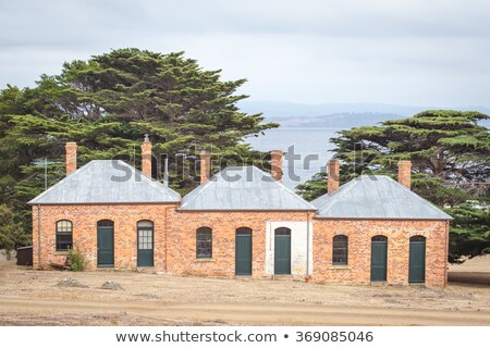 Stockfoto: Maria Island Tasmania Convict Ruin Building